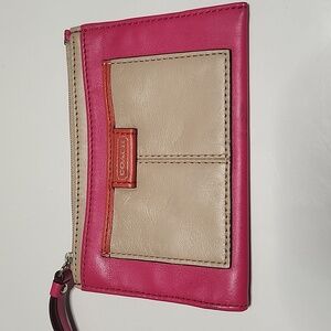 Coach Leather Coin/Card Wallet☆